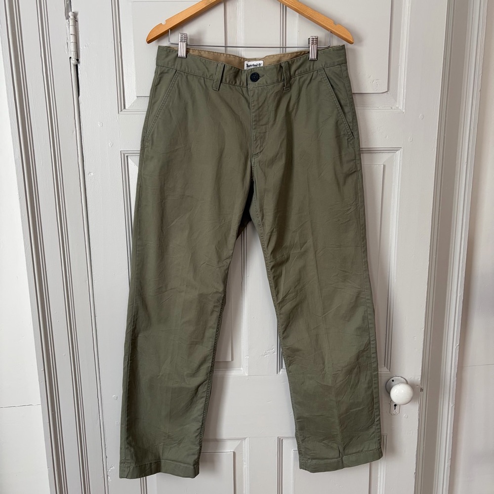 Timberland Men's Green Chinos